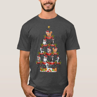 Funny Xmas Lighting Matching Santa Dogs Christmas  T-Shirt