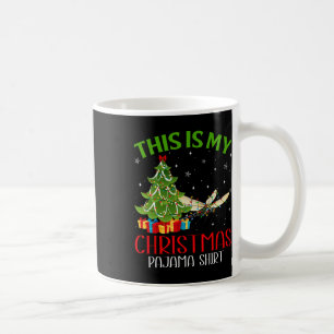 Funny Xmas Santa This Is My Dragonfly Christmas Pa Coffee Mug