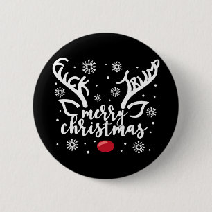 Funny Xmas Subtle Hidden Message Merry Christmas R 6 Cm Round Badge