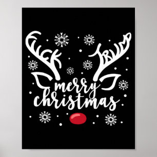 Funny Xmas Subtle Hidden Message Merry Christmas R Poster