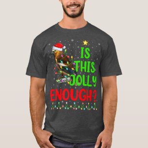Funny Xmas Tree Is This Jolly Enough Finches Bird  T-Shirt