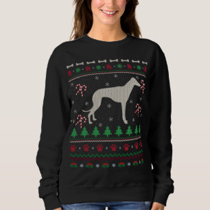 Funny Xmas Ugly Italian Greyhound Dog Christmas Sweatshirt