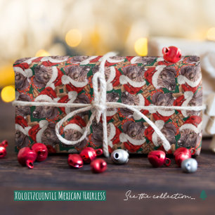 Funny Xoloitzcuintli Mexican Hairless Christmas Wrapping Paper