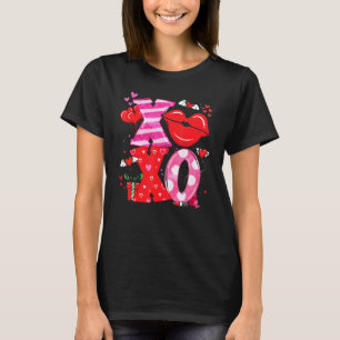 Funny Xoxo Hugs And Kisses Heart Valentines Day Pa T-Shirt