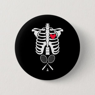 Funny Xray Halloween Costume Rib Cage Skeleton Bad 6 Cm Round Badge
