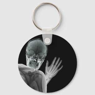 Funny Xray Photobomb Key Ring