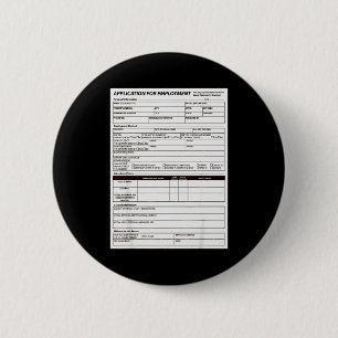 Funny Y Halloween Costume Job Application Trick Or 6 Cm Round Badge