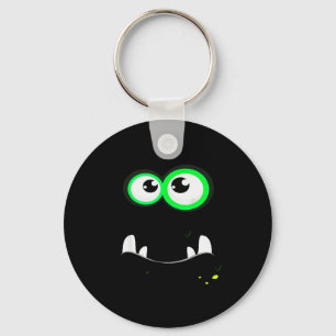 Funny Y Monster Eyeball Face Easy Christma Costume Key Ring