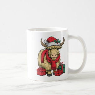 Funny Yak Lover Xmas Holiday Santa Yak Christmas  Coffee Mug