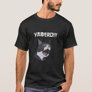 Funny Yamero Cat Meme Yamero Cat, A Sad Cat Scream T-Shirt