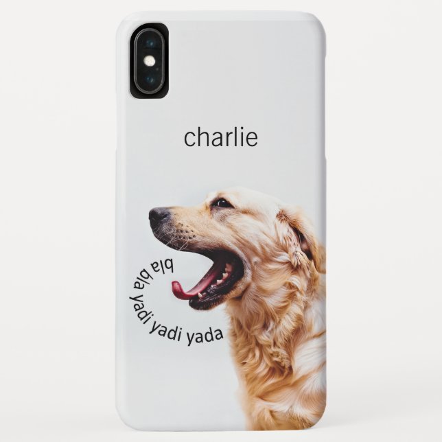Funny Yapping Dog custom name phone cases (Back)