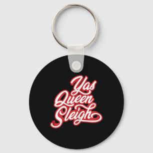 Funny Yas Queen Sleigh Key Ring
