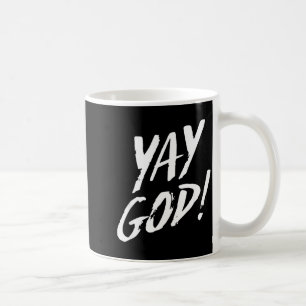 Funny Yay God Graphic Jesus Christian Religion Gif Coffee Mug