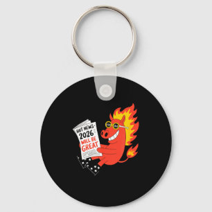 Funny Year Of The Horse – Chinese Zodiac New Year Key Ring