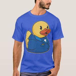 Funny Yellow Groom Duck Bath Duckie Duckling T-Shirt