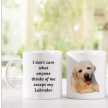 Funny Yellow Labrador Retriever Mug
