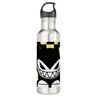 Funny Yellow Labubou-Inspired  710 Ml Water Bottle