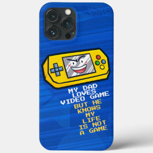 Funny Yellow Portable Father's Day Greeting iPhone 13 Pro Max Case