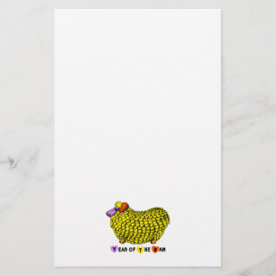 Funny Yellow Ram Chinese Year Zodiac Stationery