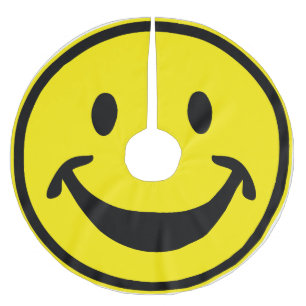 Funny yellow + your backg. & ideas brushed polyester tree skirt