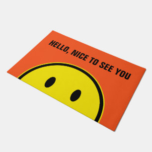 Funny yellow + your backg. & ideas doormat
