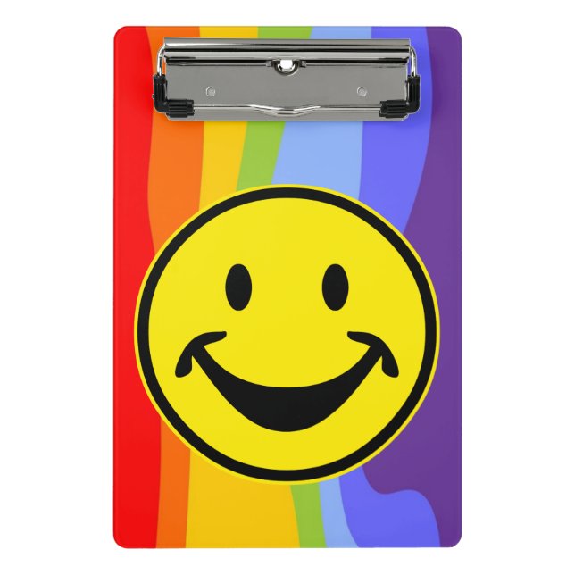 Funny yellow + your backg. & ideas mini clipboard (Front)