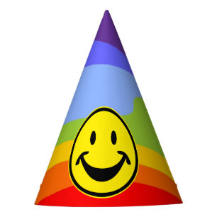 Funny yellow + your backg. & ideas party hat