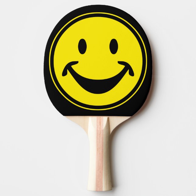 Funny yellow + your backg. & ideas ping pong paddle (Front)