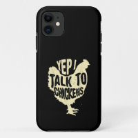 Funny Yep I Talk To Chickens Gift Cool Animal Whis