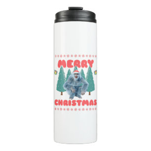 Funny Yeti - Merry Christmas Thermal Tumbler