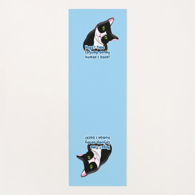 Funny Yoga Cat Mat (Front)