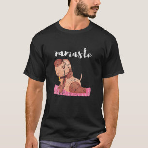Funny Yoga Dog Pose Namaste Spiritual Dog Owner Ze T-Shirt