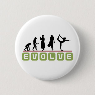 Funny Yoga Gift 6 Cm Round Badge