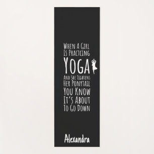 Funny Yoga Gifts For Her Teen Girls Women Yogi Mat
