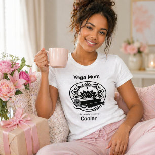 Funny Yoga Mum Lotus Mandala   Mother's Day T-Shirt