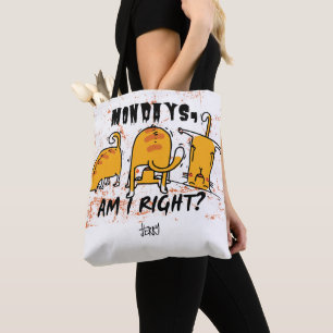 Funny Yoga Orange Cats Tote Bag