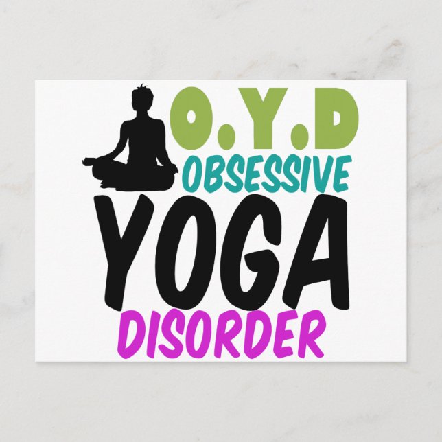 Funny Yoga Postcard (Front)