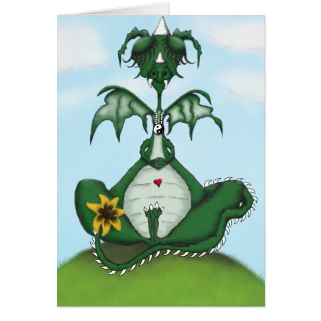 Funny Yogi Dragon Painting (Front)