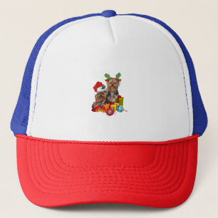 Funny Yorkshire Terrier christmas  Trucker Hat