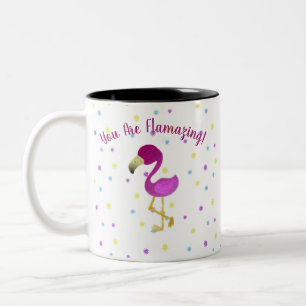 Funny You Are Flamazing Two-Tone Coffee Mug