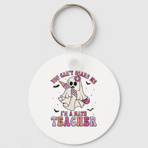 Funny You Can't E Me I'm A Math Teacher Halloween  Key Ring