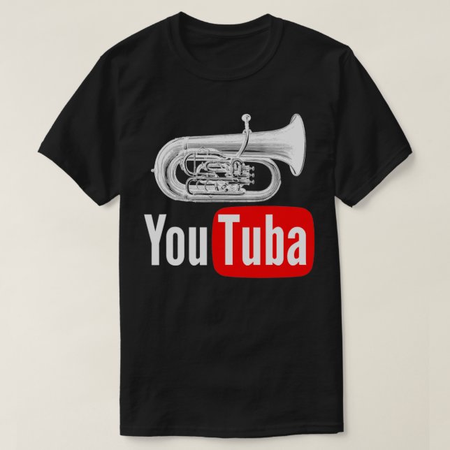 Funny You Tuba Marching Band T-Shirt (Design Front)