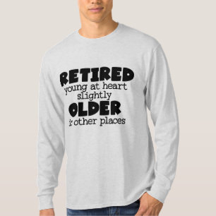 Funny young older word art Grandpa T-Shirt