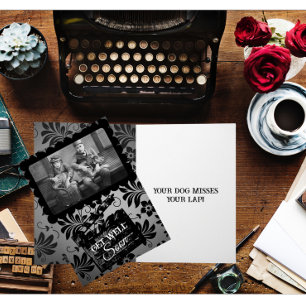 Funny Your Dog Misses Your Lap Get Well Card