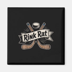 Funny Youth Ice Hockey Little Sister Brother Rink Magnet