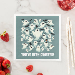 Funny You've Been Ghosted Ghosts in Flight Napkin