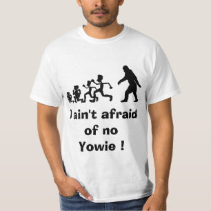 Funny Yowie parody on evolution T-Shirt