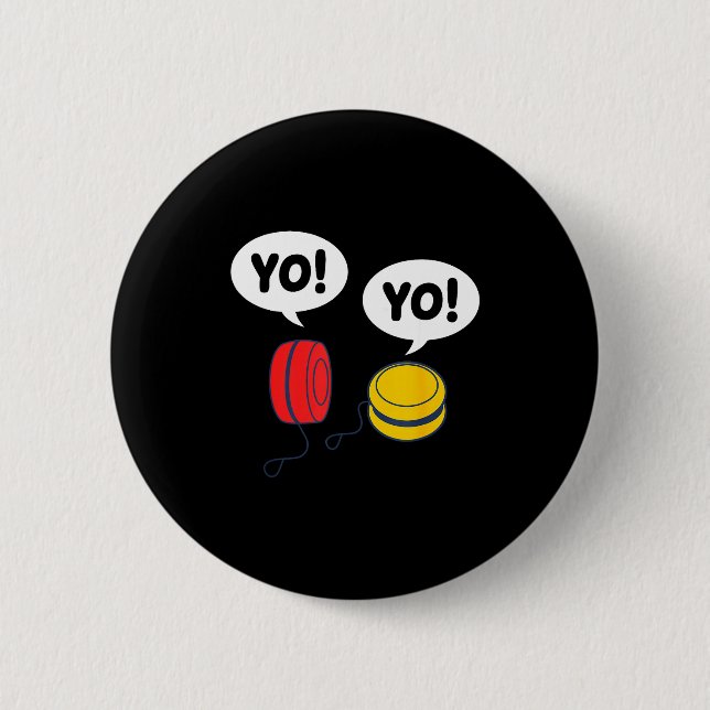 Funny Yoyo  6 Cm Round Badge (Front)