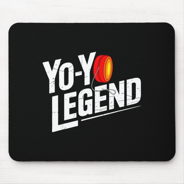 Funny Yoyo Player Legend Yo-yo Performer  Mouse Pad (Front)