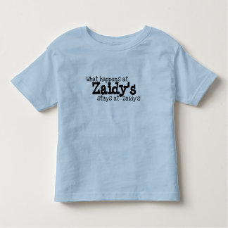 Funny Zaidy Grandpa Spoil Grandchild Grandkid Toddler T-Shirt